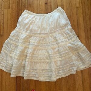 For The Republic pale yellow  skirt Size 10 (z)